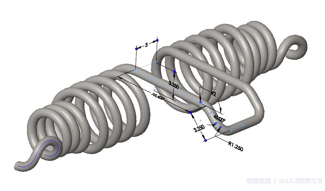 3D CAD 每周一练 异形弹簧 8A.jpg