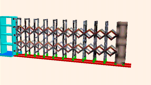 系列动画之三十五:伸缩门