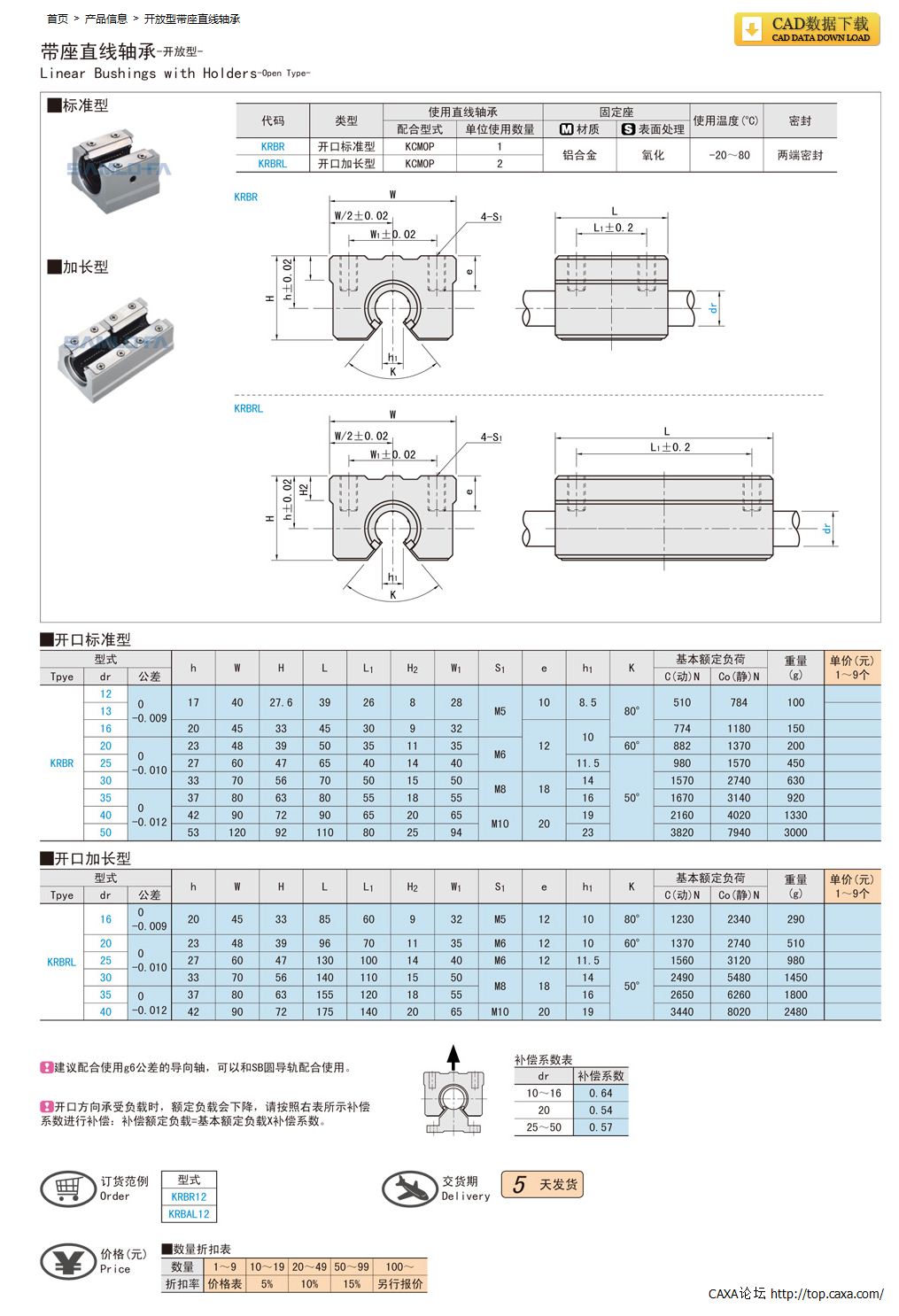 KRBR与KRBRL带座直线轴承.png