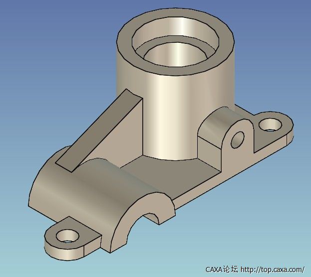 学习caxa2013实体设计的练习题一