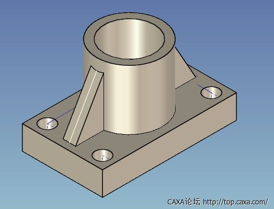 学习caxa2013实体设计的练习题一