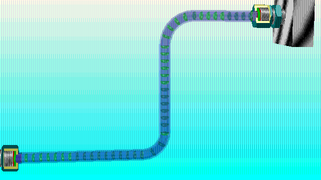 管内流体流动动画演示制作方法