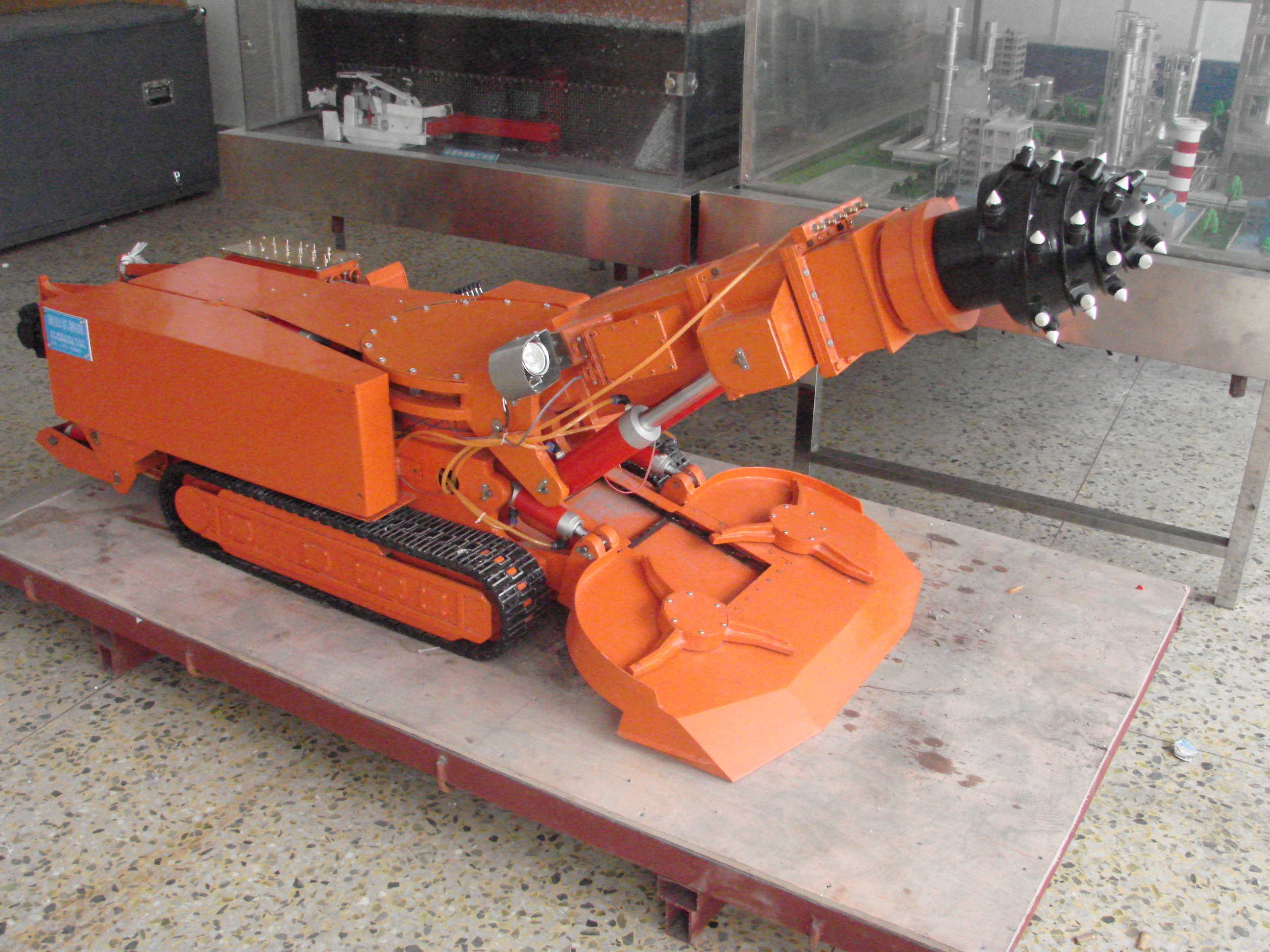 掘进机模型照片