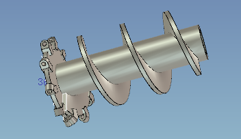 像这样了怎么把那个小东西阵列到曲面上？