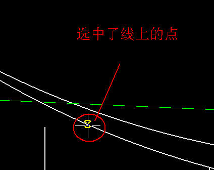 看看2005版本的标注，选中了线条。
