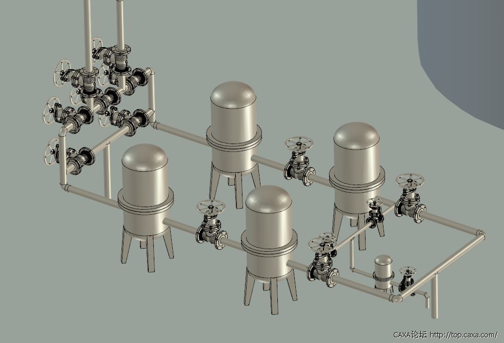 管道布置图 | 3d实体设计|cad/cae/cam/capp/plm/mes等工业软件|cad