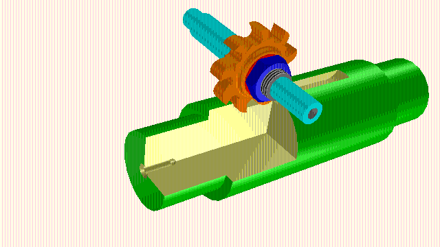 金属切削系列动画之十九三面刃铣刀及铣削键槽
