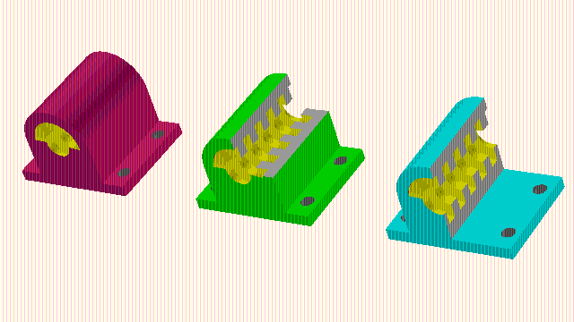 系列动画之二十九:矩形螺母,丝杠传动