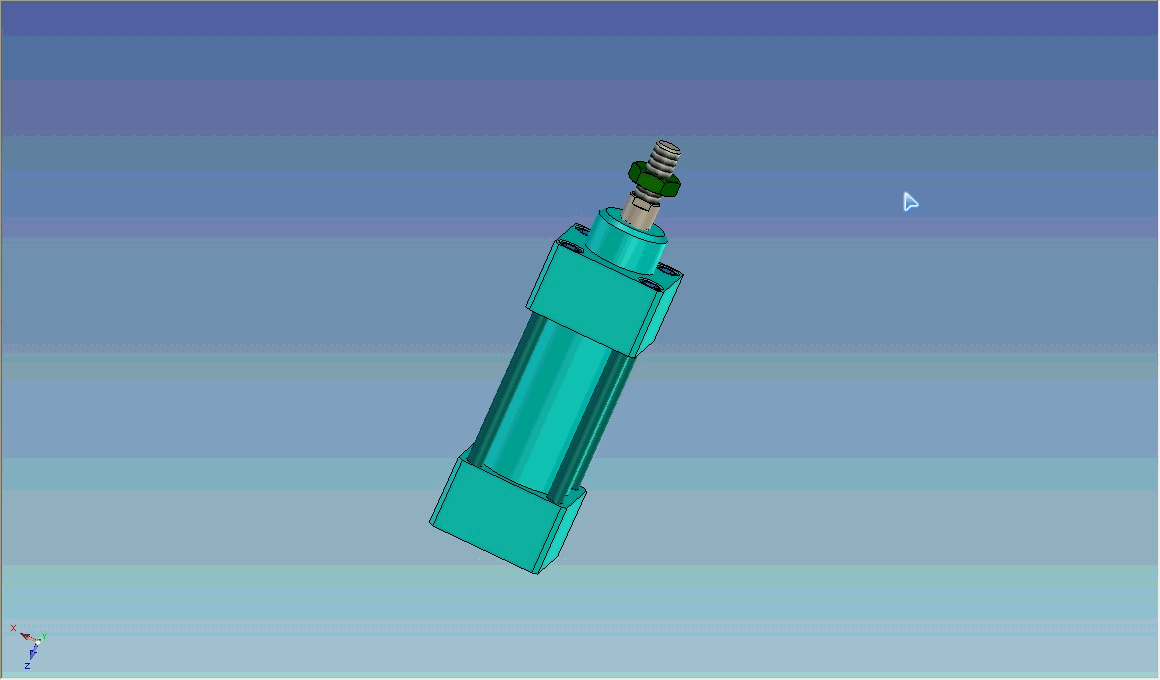 学习参数化sc标准气缸加效果动画
