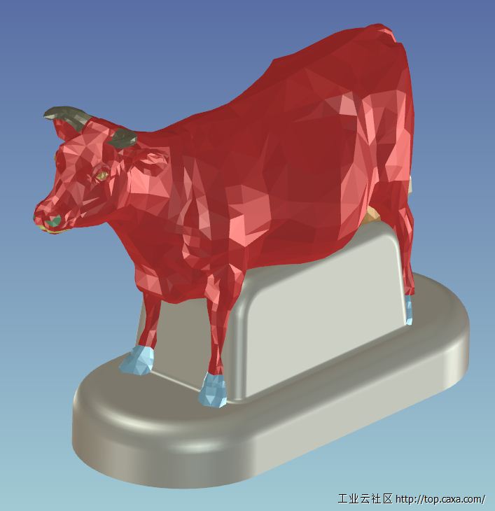 求工艺品牛的三维模型 | 3d实体设计|cad/cae/cam/capp/plm/mes等工业