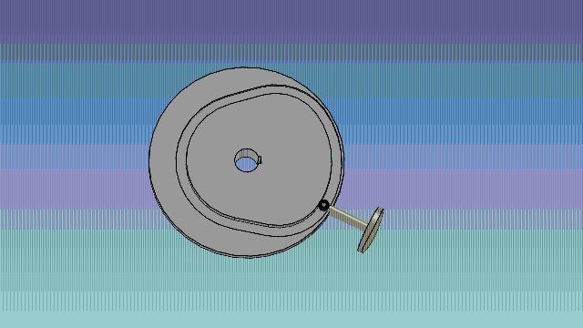 活塞沿路径运动动画如何做