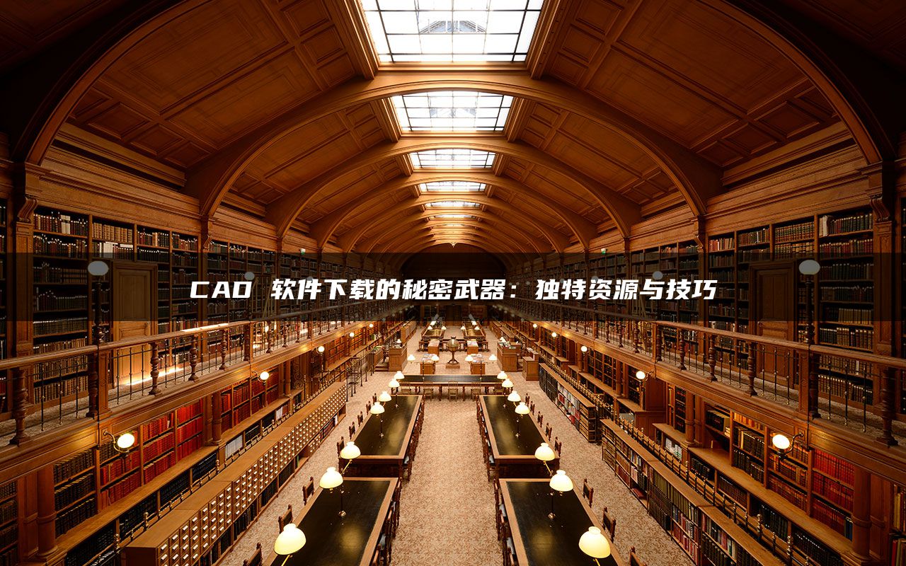 CAD 软件下载的秘密武器：独特资源与技巧